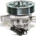 Power Steering Pump Replacement For Compatible with 2008 2009 2010 2011 2012 Honda Accord 2.4L Power Assist Pump Replace # 21-5495