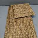 Wicker Storage Basket Foldable Hyacinth Storage Box Set of 2, 12x12x12 Inch - Handmade Woven Basket for Closet,Shelf Organization & Decor
