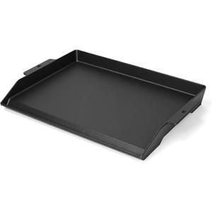 23"x16" Cast Iron Universal Griddle for Gas Grill - 23.5lb Heavy Duty - Pre-Seasoned Nonstick Surface, Reinforced Ridges & Extra High Sidewalls, Flat Top Plate for Gas/Charcoal