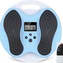 EMS Foot Massager for Neuropathy,NMES Foot Circulation Stimulator for Pain Relief, Plantar Fasciitis & Muscle Recovery,TENS Unit Muscle Stimulator with 4 Electrode Pads,10 Modes 20 Intensities