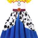 Eledobby Cowgirl Costume Girls Toddler Princess Dress Up Halloween Cosplay Outfits Christmas Birthday Gift (9-10 Years, Jessie) 150