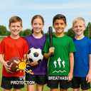 Opna Youth Boys Dri Fit Athletic T Shirts for Boys & Girls Sports Undershirt  Youth & Teen Sizes (Blue, XL)