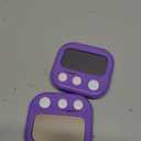 2 Pack Digital Kitchen Timer for Cooking Big Digits Loud Alarm Magnetic Backing Stand Cooking Timers for Baking Purple