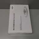 SaniteModar Matte Black Bathroom Sink Faucet,Brass Bathroom Faucet 3 Hole,Widespread Bathroom Faucet for Sink 3 Hole,2 Handles Design with Water Supply Lines