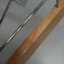 Nature Smile Solid Lotus Wood Deluxe Wooden Pants Hangers Bottom Hanger Jeans Hanger Skirt Hanger with 2-Adjustable Clips Anti-Rust Hook Pack of 10 (Natural)