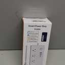 ZigBee Smart Power Strip Surge Protector,Smart Fast Charge, 4 Individually Controlled Outlets, Compatible with Alexa Google Home Phiilps HUE, Black