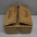 vicrays Ceramic Dessert Salad Plates, 8 Inch, Microwave, Oven, and Dishwasher Safe, Round, Porcelain Fluted Suitable for Snacks, Appetizer, Home, Party, Restaurant - Set of 6 Black