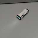 WUBEN X4 EDC Compact Flashlight with RGB Light, 1500 Lumens Mini Flashlight with Tactical Switch and Magnetic, IP65 Portable Pocket Clip USB C Flash Light for Camping, Checking, Emergencies (White)