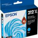 EPSON 212 Claria Ink High Capacity Cyan Cartridge (T212XL220-S) Works with WorkForce WF-2830, 2850 and Expression XP-4100, 4105