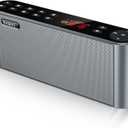 Antimi Bluetooth/FM Radio/MP3 Player Portable Wireless Speaker (Black)