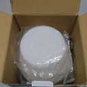 Outdoor Battery Operated Table Lamp Waterproof, 4000mAh Cordless Table Lamp Rechargeable, Touch Dimmable Desk Lamp, LED Night Light for Patio Camping Restaurant Home (Wood Grain, 9.6in)