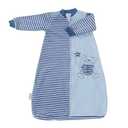 Long Sleeve Toddler Sleep Sack 18-36 Months, 2.0 Tog Baby Sleep Bag with Arms, Soft Cotton Velvet Wearable Blanket for Winter & All Seasons, Diaper Change Zipper, Safe & Cozy Sleeper for Boys (Blue)