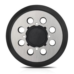 Sander Pad Replacement for Dewalt, 5" 8 Hole Hook and Loop Orbital Sander Metal Pad Compatible with DeWalt DWE6421 6421K DWE6423 6423K DCW210B Random Orbital Sanders (4 Screw Holes)