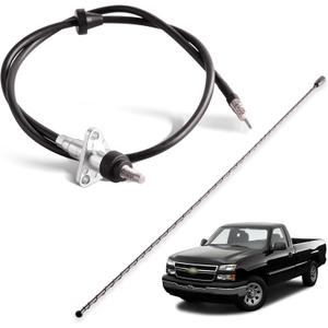 Radio Antenna Base Assembly Compatible with 2002-2006 Cadillac Escalade, 1999-2007 Chevy Avalanche Silverado Suburban Tahoe, 1999-2007 GMC Sierra Yukon, Replace# 15829166