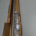 Ivilon Drapery Window Curtain Rod - End Cap Style Design 1 Inch Pole. 48 to 86 Inch Color Brushed Nickel
