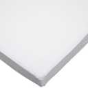 American Baby Company 100% Cotton Value Jersey Knit Fitted Portable/Mini Sheet, White, for Boys and Girls