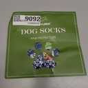 EXPAWLORER Anti Slip Dog Socks to Prevent Licking Paws, Dog Shoes for Hot Pavement, Dog Booties for Small Medium Large Senior Dogs, Traction Control Boots & Paw Protectors for Hardwood Floors (Medium (4 Count), Blue)