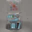 Mini School Supply Kits Mini Office Supply Kits, Includes Mini Stapler, Scissors, Staple Remover, Staples, Tape Dispenser (Blue)