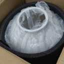 YSNN White Ceramic Large Vase - 11 Inch Round Modern Ceramic Vases,Tall Vase for Decor Living Room Table Decor and Festive Home Interiors