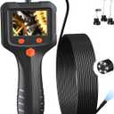 Daxiongmao BorescopeEndoscope Camera with Light, 1080P HD Borescope Tools with 8 Adjustable LED Lights, Endoscope with 11.5ft Semi-Rigid Snake Camera, Gadgets for Men
