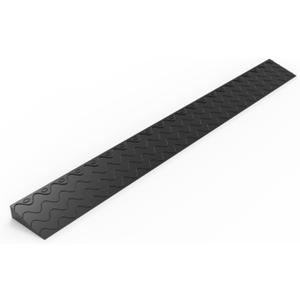 Henka 1.2" Rise Threshold Ramps for Doorways, Wheelchair Ramp for Home Steps, Door Threshold Ramp with Anti-Slip Surface (Color: Black, Size: 39x3.94x1.2in)