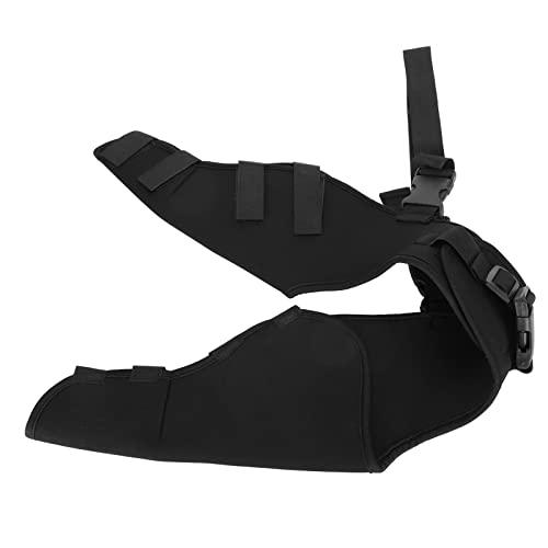 CHICIRIS Pet Dog Hind Legs Protector, Dog Elastic Knee Pads, Waterproof and Breathable, All Breeds Suitable, Black XL, for Walking, Running, or Fitness Recovery