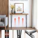 VEVOR Hairpin Table Legs 40" Black Set of 4 Desk Legs 880lbs Total Load Capacity Hairpin Desk Legs 3 Rods for Bench Desk Dining End Table Chairs Carbon Steel DIY Heavy Duty Furniture Legs