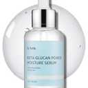 IUNIK Beta-Glucan Power Moisture Serum  Beta-Glucan & 7 Types of Peptides Deep Hydration Vegan Serum for Dry, Mature & Sensitive Skin, Korean Skincare, 50ml / 1.69 fl oz