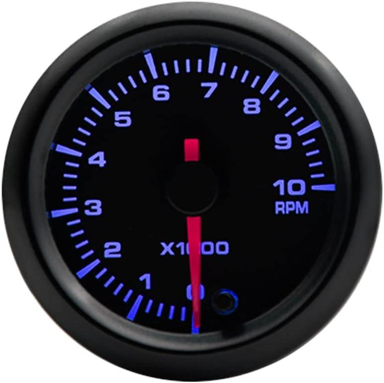 ESUPPORT Universal Car 2 inch 52mm Pointer Tacho Tachometer Gauge Meter Kit RPM 7 Color LED Light Indicator Dail Display Electrical