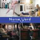 Nurse Yard Compression Socks for Nurses - Women & Men - 20-30mmHg Graduated Compression, Zero-Toe Compression, For Medical Staff, Nursing, Athletic Support Such As Running, Cycling, Hiking - 1 Pair S-M