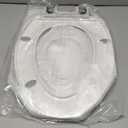 1M Family Toilet Seat, Patented Slow Close & Quick Releasing Technology, Anti-Wiggling, Easy to Install and Clean, Standard Elongated with Toddler Seat Built In (1 Piece)