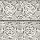 FunStick Old White Tin Tile Wallpaper Peel and Stick Vintage Faux 3D Embossed Wall Paper for Kitchen Backsplash Bedroom Ceiling Self Adhesive Wallpaper White Contact Paper for Walls Cabinets 17.5x118