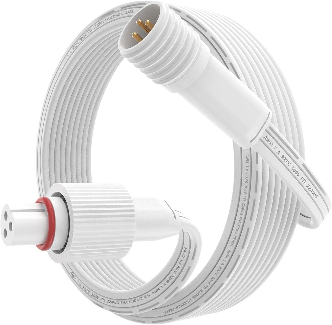 Extension Cable for Govee Outdoor Lights, IP68 Waterproof Extension Cord, Compatible with Govee H705A H705B H705C and Other Permanent Outdoor Lighting Systems (10FT)