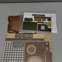 CUTEBEE Book Nook Kit - DIY Miniature House Coffee Shop Dollhouse Kit for Adults, Booknook Tiny House Bookshelf Decor 3D Wooden Puzzle, Gifts for Family, Friends (Corner Coffee Shop)