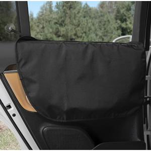 Premium Car Door Protector | Washable & Waterproof Interior Door Cover for Car, Truck, & SUV | One Size Fits Most Nonslip, Tear Resistant Door Guard | Set of 2 Black