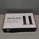 Puriom Sound Bar for Smart TV, 100W Sound Bar with Bluetooth 5.3/ARC/Opt/AUX Connect, 2-in-1 Detachable Home Soundbar, Home Theater Speaker & Bass Effect, for TV/PC/Projectors