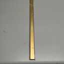 Wall-Mounted Wardrobe Rod, Aluminum Alloy Clothes Rail with End Sockets and Screws, for Wardrobe/Shoe Rack/Laundry Room, 2.4mm Thick Rod Wall (Color: Gold, Size: 60cm/23.6in)