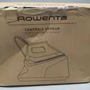 Rowenta Iron Steamer for Clothes Master Steam Station, Professional Steam Iron for Clothes with Stainless Steel Soleplate, 57 Oz, 400 Microsteam Holes, Built-In Pump, 1750 Watts, Black/Green, VR8338