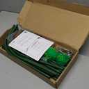 FOLLOOK Garden Cucumber Trellis for Climbing Plants Outdoor, 48x48inch U-Shape Arch Trellis for Garden Raised Bed, Plant Support for Grape Vine Tomato Vegetable Pea Bean, Green