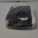 INVACHI Men's Wool Blend Coat Warm Winter Trench Coat with Detachable Soft Scarf Single Breasted Pea Coat L 02 Black