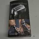 Braun Series 8 Electric Razor for Men, with 4+1 Shaving Elements & Precision Long Hair Trimmer, Close & Gentle Even on Dense Beards, Wet & Dry Electric Razor with 60min Runtime, 8517s Galvano Silver (5 Piece Set)