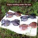 LADEESSE 4 Pack Bifocal Reading Sunglasses for Women Fashion Cateye Sun Readers Outdoor Reading Glasses UV400 +2.75 Protection