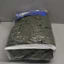 MIULEE Olive Green Pinch Pleated 100% Blackout Linen Curtains 108 Inch Long 2 Panels Set, Black Out Memory Trained Pleat Curtains Light Blocking Room Darkening Drapes for Bedroom Living Room Window (Loden)