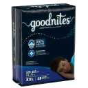 Goodnites Boys' Nighttime Underwear, Size XXL (120-165 lbs), 54 Ct, Packaging May Vary