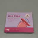 Keenpioneer Decorating/Icing Bag Sealing Clips, 78 Pack, Multipurpose for Food and Snack Storage, 4inch and 6inch Long