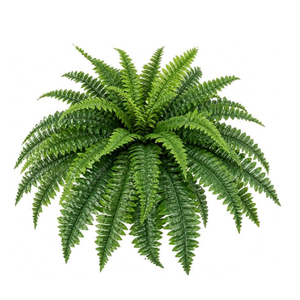 Artificial Boston Fern Plant, 28 Inch Large Faux Fern UV Resistant Outdoor Indoor, Realistic Fake Boston Fern Bush for Hanging Basket Planter Pot, No Maintenance Greenery Home Porch Patio Decor