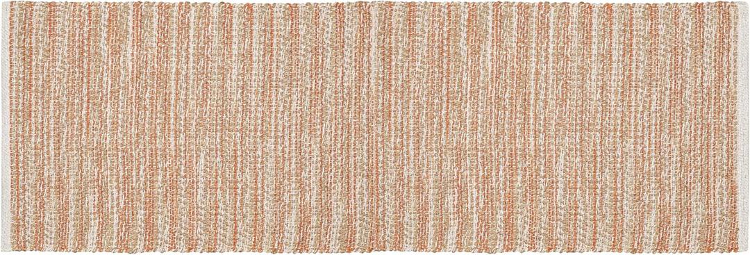 Hausattire Jute Woven Runner Rug 2'x6' - Rust, Reversible Boho Entry Area Rugs for Hallway, Kitchen, Living Room | Farmhouse Indoor Outdoor Decorative Rustic Rug - 24x72 Inches