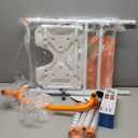 Foldable Shower Chair, Folding Bath Shower Seat for Inside Shower, Minimalist Shower Chair with Arms and Back Height Adjustable, Portable Safety Bath Chairs for Elderly, Seniors, Disabled