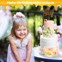 Choowin 2 Pcs Acrylic Cake Stand Fillable Cake Stand Floating Clear Cake Stand Cake Riser Cake Tier Cake Display Round Cake Stand Birthday Wedding Cake Stand Cylinder Stand for Party(10 inch,6 inch)