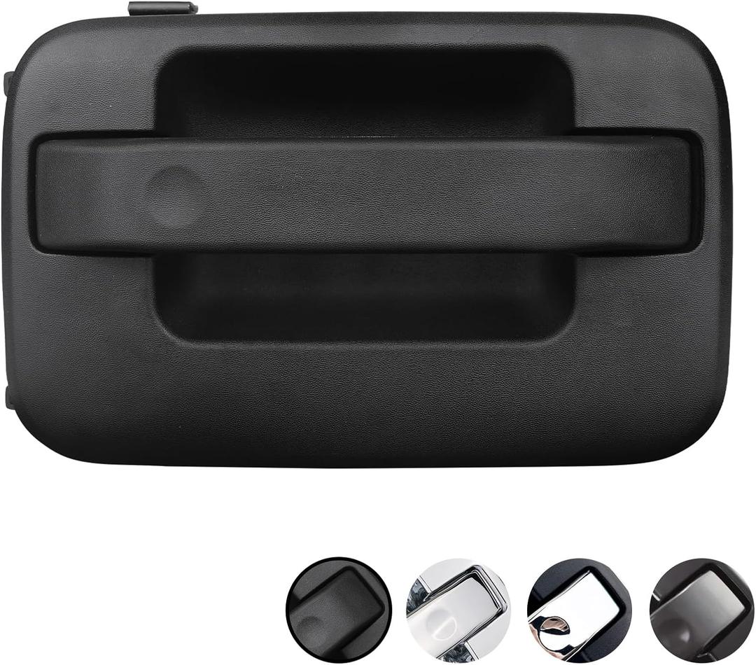 TQPONLY Outside Door Handle | Front or Rear Right Passenger Side Compatible with 2004-2014 Ford F150,2006-2014 Lincoln Mark LT Truck | Exterior Handle Outer Door Part (Texture Black)